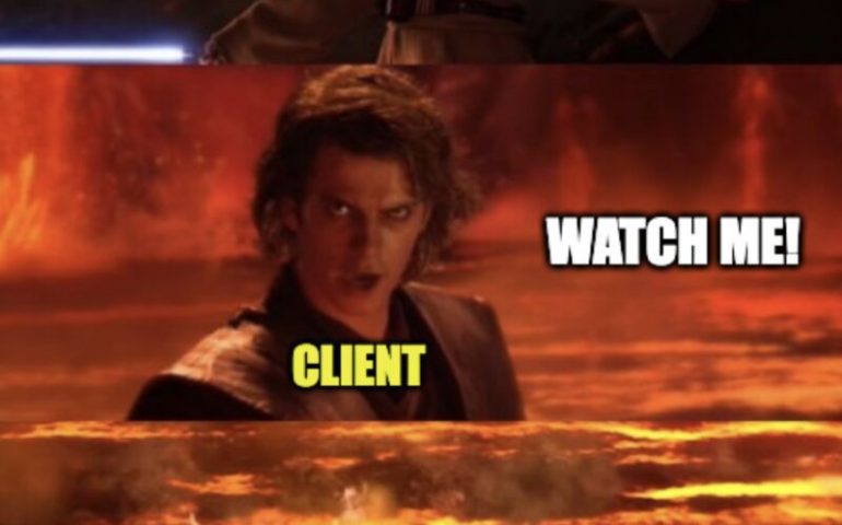 SFMC Consultant: Don't use transactional emails to market to optouts! Client : Watch me! IP reputation: *burns*